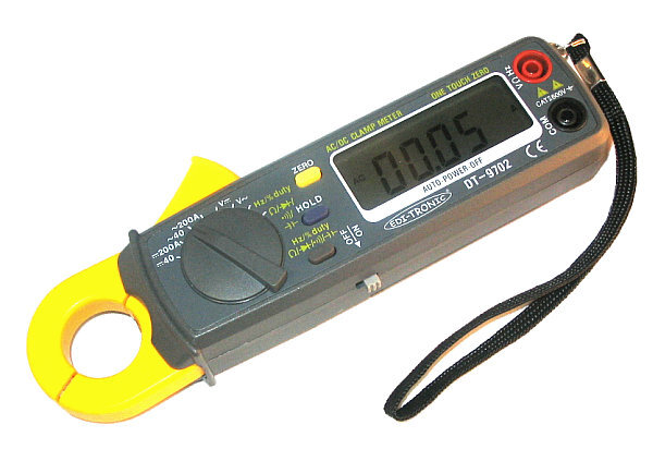 AC/DC Zangenmessgerät Stromzange Multimeter 200A DT9702