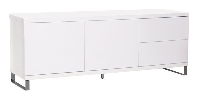 Tenzo Frost Sideboard 2 Türen / 2 Schubladen Hochglanz weiß